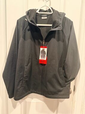 32 Degrees Womens  Black Hooded Lightweight Jacket